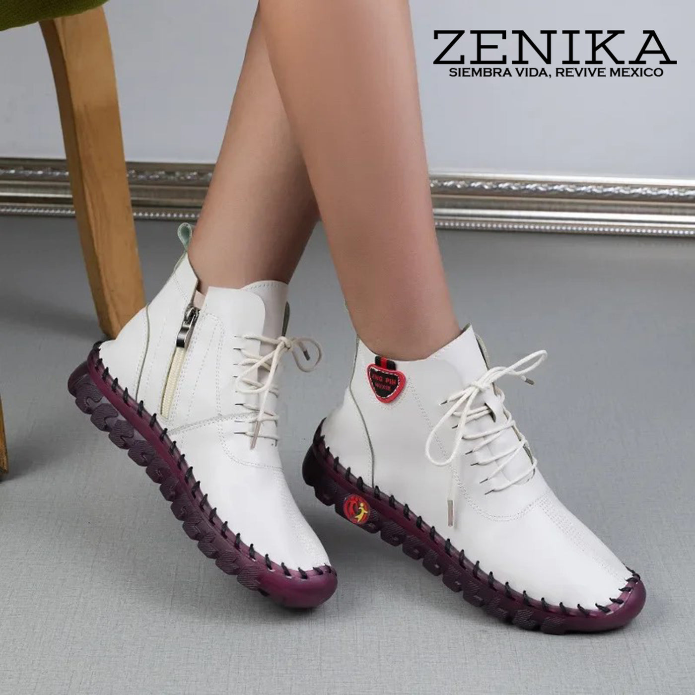 ZAPATOS DE CUERO TACANA™ | EDICIÓN MUJER ZENIKA®