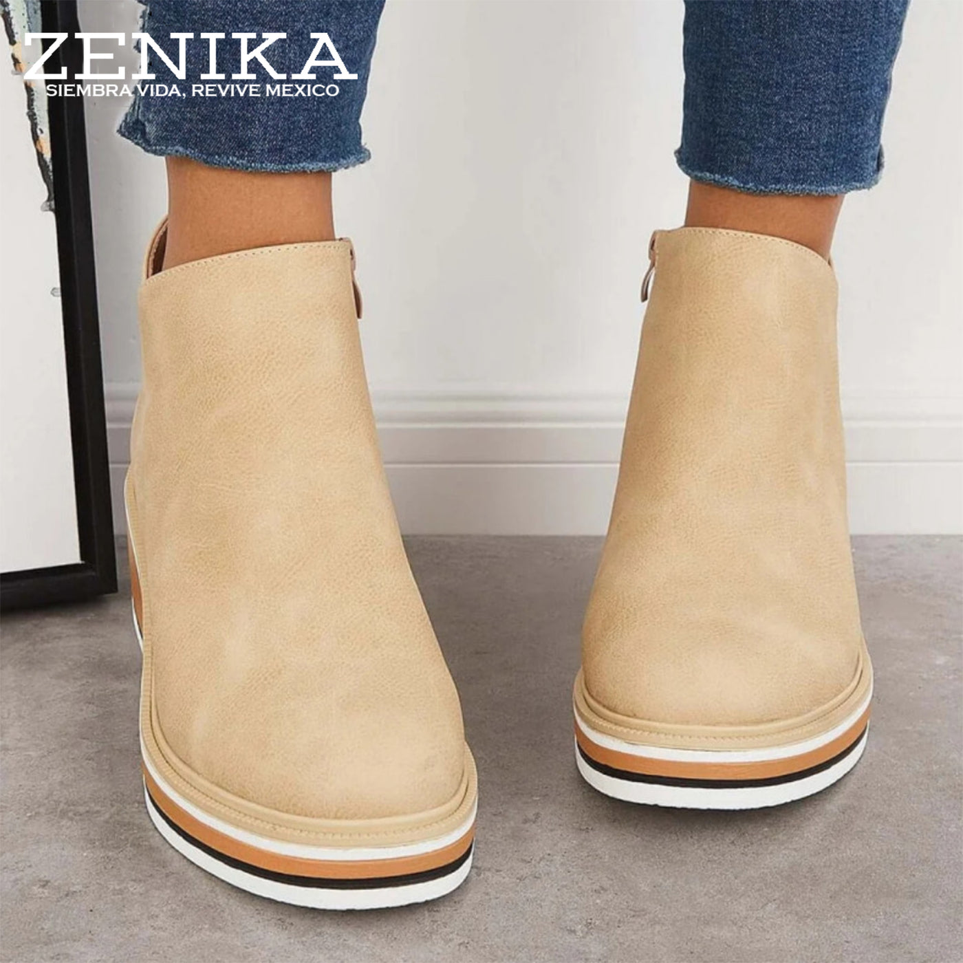 ZAPATOS DE CUERO AJUSCO™ | EDICIÓN MUJER ZENIKA®