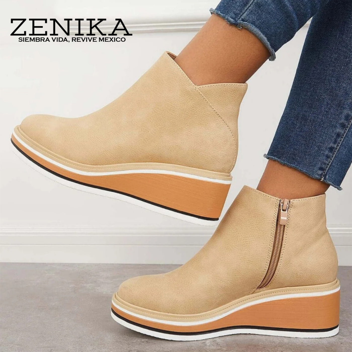 ZAPATOS DE CUERO AJUSCO™ | EDICIÓN MUJER ZENIKA®