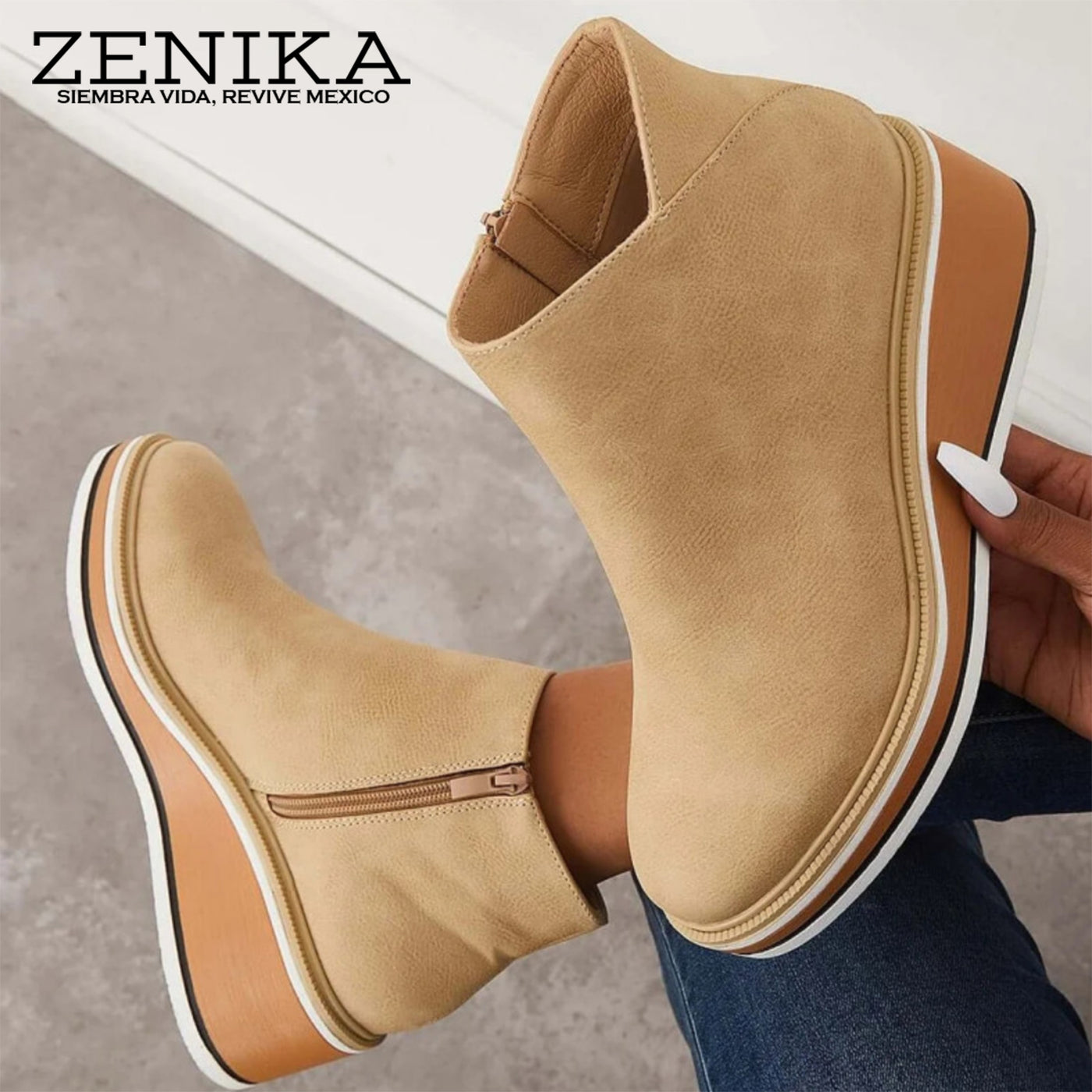 ZAPATOS DE CUERO AJUSCO™ | EDICIÓN MUJER ZENIKA®