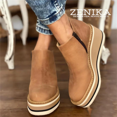 ZAPATOS DE CUERO AJUSCO™ | EDICIÓN MUJER ZENIKA®