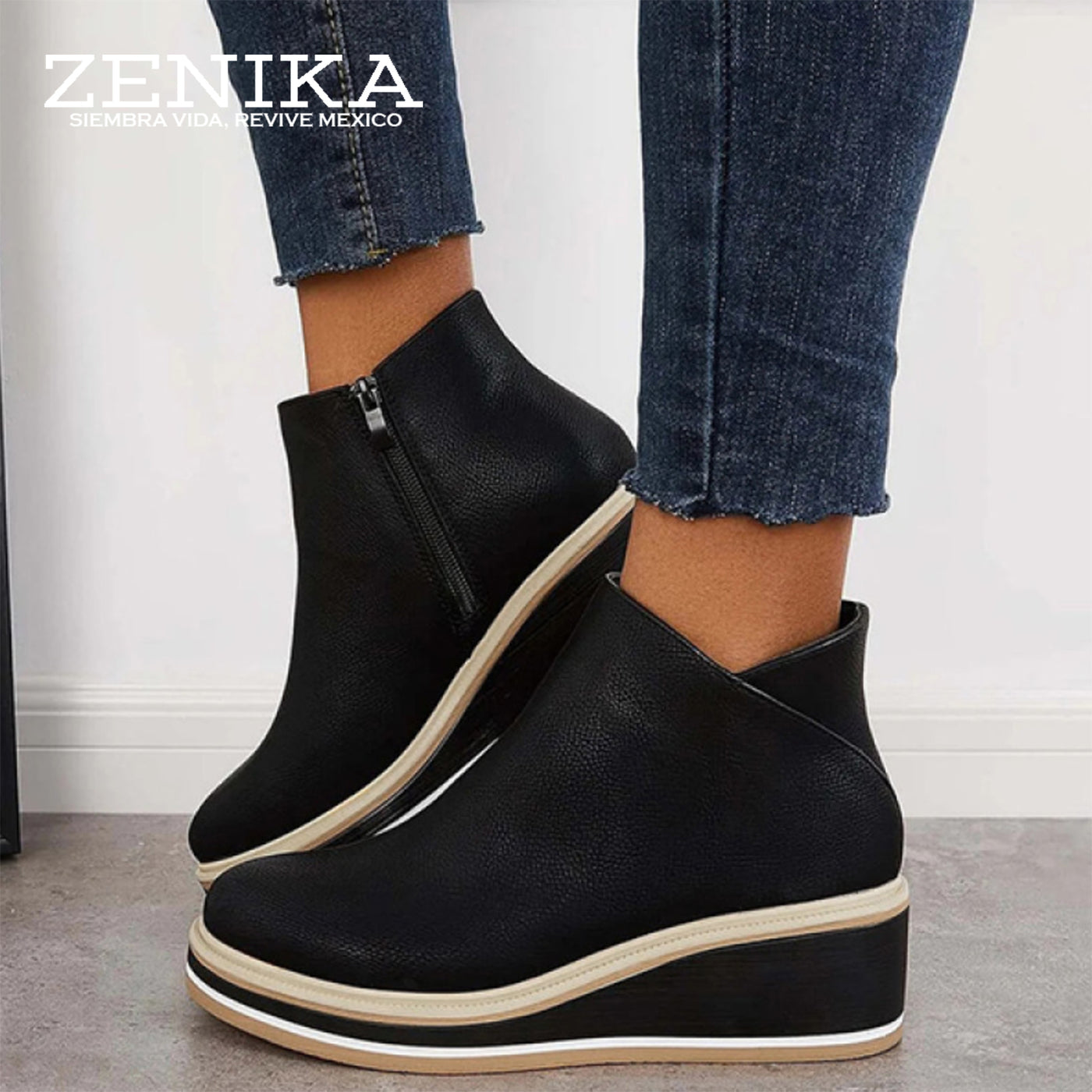 ZAPATOS DE CUERO AJUSCO™ | EDICIÓN MUJER ZENIKA®