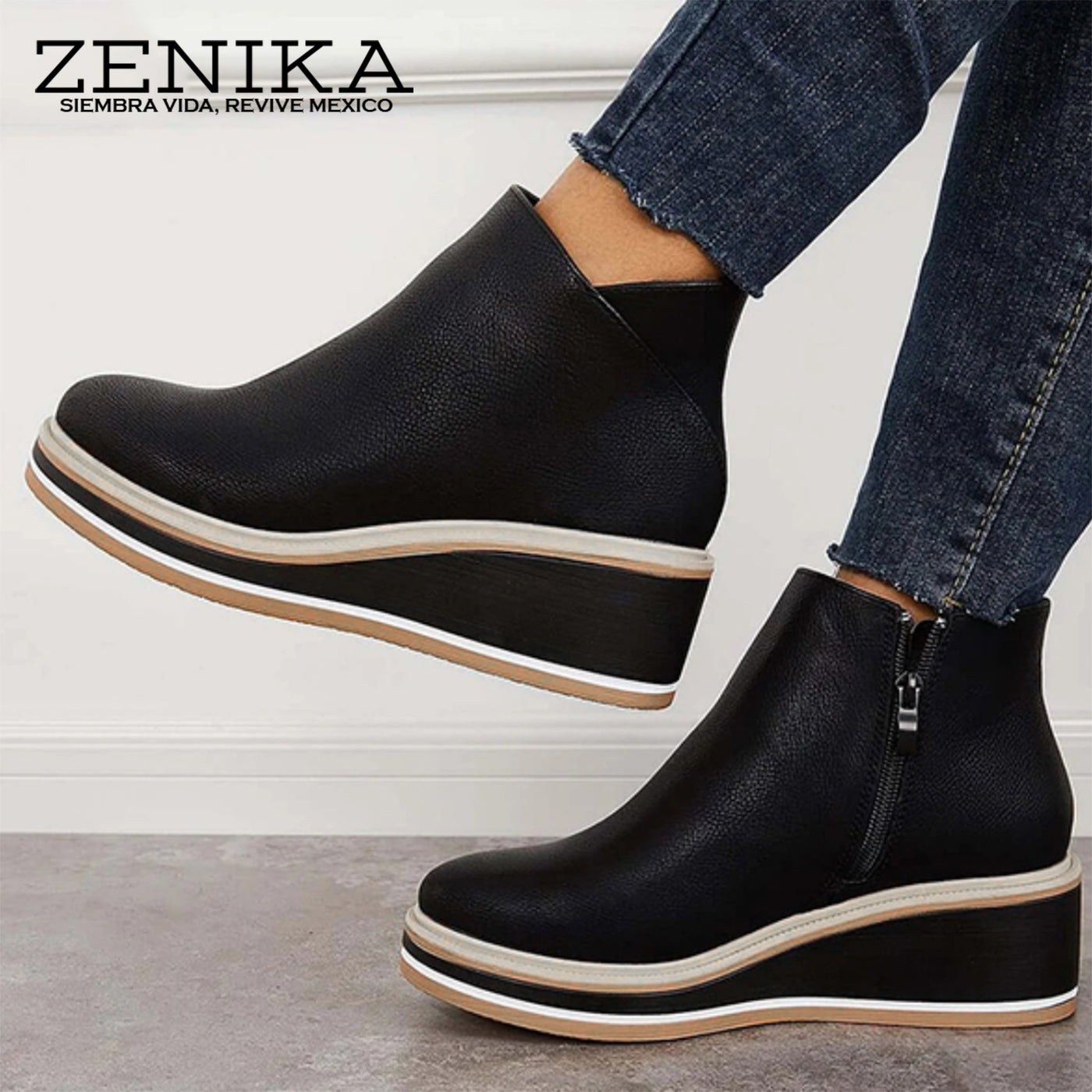 ZAPATOS DE CUERO AJUSCO™ | EDICIÓN MUJER ZENIKA®