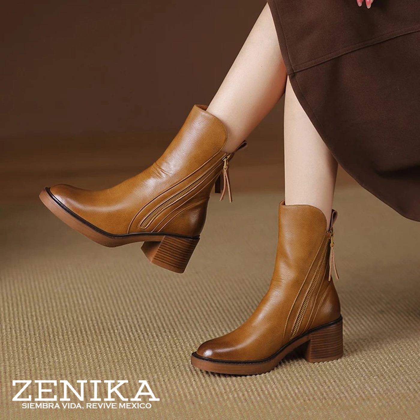 ZAPATOS DE CUERO SILLA™ | EDICIÓN MUJER ZENIKA®