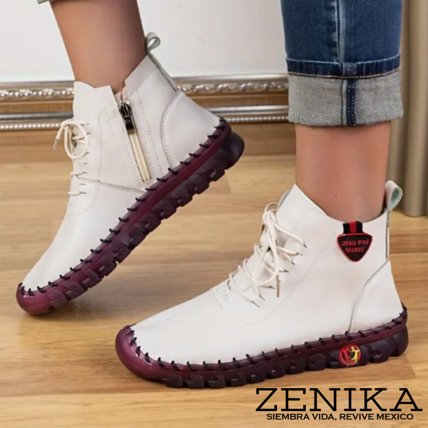 ZAPATOS DE CUERO TACANA™ | EDICIÓN MUJER ZENIKA®