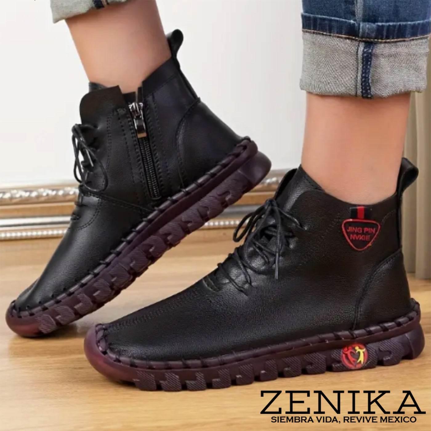 ZAPATOS DE CUERO TACANA™ | EDICIÓN MUJER ZENIKA®