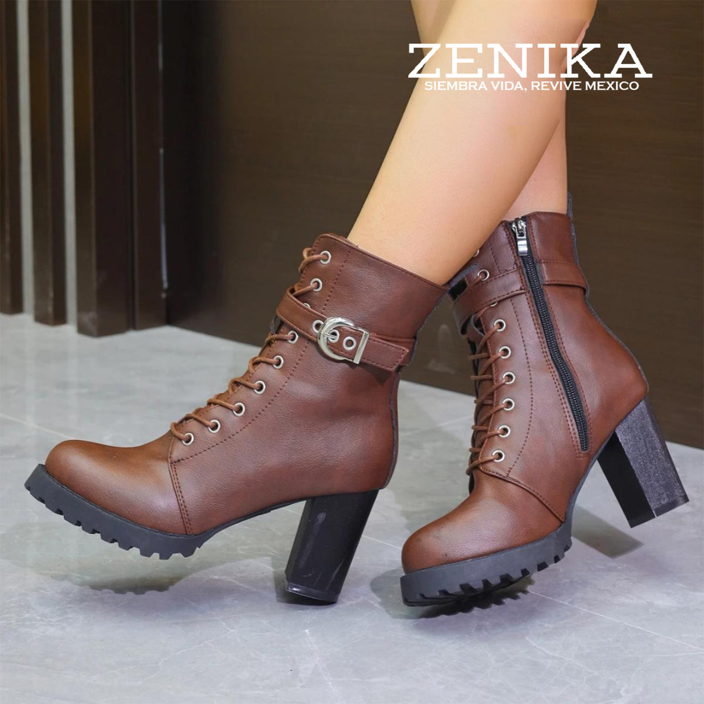 ZAPATOS DE CUERO CIHUATL™ | EDICIÓN MUJER ZENIKA®